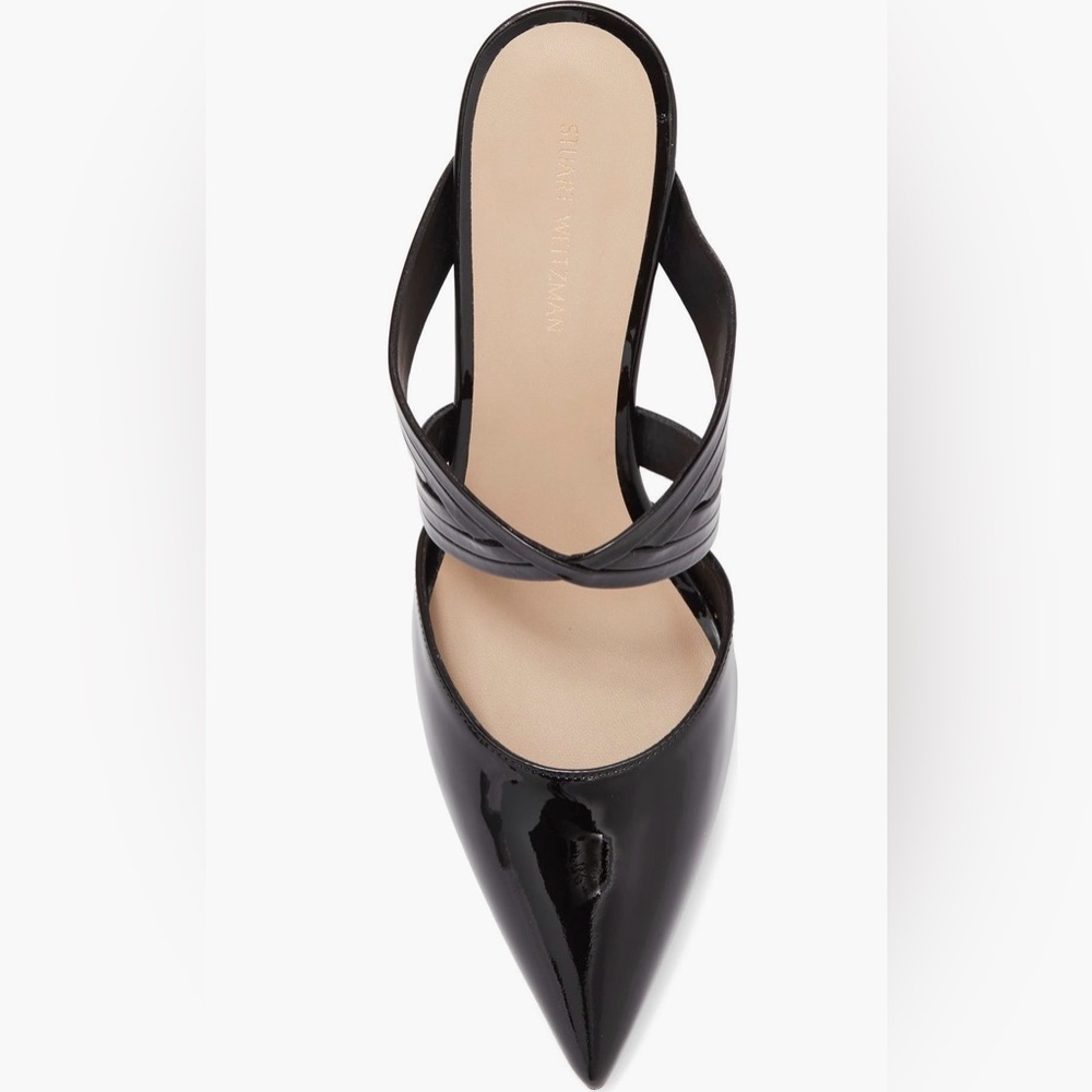 Stuart Weitzman Black Patent Leather Heels